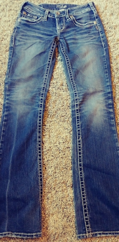 Silver jeans